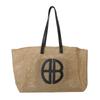 2026 Nuevo Estilo Bolso Tejido Fresco y Sencillo con Colores Contrastantes, Bolso de Paja de Moda, Bolso de Mujer de Moda, Bolso de Hombro, Bolso de Mano