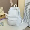 Mochilas Nuevas Primavera 2026 para Niñas Bordado Estudiante de Secundaria Estudiante de Preparatoria Mochila Simple Gran Capacidad Campus Mochila de Doble Hombro