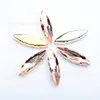 Atacado 10x35mm Vidro Colorido Olho de Cavalo com Garras Strass Cristal Grande com Fundo Pontiagudo para Roupas, Strass Costurado à Mão para Sapatos, Bolsas e Acessórios de Chapéu