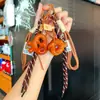 Miu Anillo de Llavero de Pan con Agua Alcalina Resina Pan Colgante de Llavero de Bolsa de Chocolate Regalo de Graduación