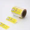 Filme Selante de Duas Pontas para Animal de Estimação/PVC Rótulo Termocontrátil Garrafa de Vidro Garrafa de Bebida Filme Termocontrátil Impressão Colorida Filme de Rótulo de PVC