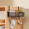 Estante de Almacenamiento para Armario, Cesta de Almacenamiento para Bolsos, Estante Lateral para Gabinete, Organizador de Ropa Interior y Ropa, Cesta Colgante para Armario
