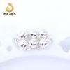 Color oro 18K que retiene el color, hebilla magnética redonda, collar de perlas para usar, pulsera, hebilla de conexión de cierre, accesorios de hebilla magnética para joyería DIY