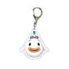 Llavero Acrílico Animal Crossing Colgante Doble Cara Merchandising de Dibujos Animados Animal Crossing