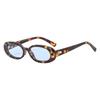 Gafas de sol ovaladas de estilo retro europeo y americano con diseño de uñas de arroz, para exteriores, protección UV, para conducir, para mujeres, gafas de sol transfronterizas