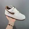 Tênis FAI Air Force One Cogumelo Pequeno Original Puro com Solado Grosso Masculino e Feminino Confortável Antiderrapante Sapatos Casuais Tendência da Moda para Casais
