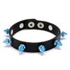 Joyería de moda europea y americana personalidad estilo punk pulsera de cuero tendencia púas de rock pulsera para hombre pulsera