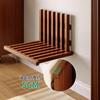 Taburete Plegable para Cambiar Zapatos de Madera Maciza Taburete Plegable para Entrada Montado en la Pared Taburete Plegable para Entrada de Puerta Taburete de Alta Gama para Cambiar Zapatos Taburete para Baño Montado en la Pared