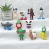 Llavero Caja Sorpresa Figura Shan Hai Jing Llavero Colgante Shan Guo Shan Hai Jing Figura de Palo de Madera de Goma Blanda 3D Pvc