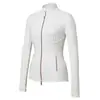 Jaqueta Espinha de Peixe para Mulheres, Moda Outono e Inverno, Corte Slim, Secagem Rápida, Manga Longa, Esportes ao Ar Livre, Gola Alta, Top para Fitness Yoga