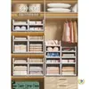 Estante Divisor Plegable para Armario Tipo Cajón para Uso Doméstico, Estante Organizador Plegable para Pantalones y Ropa