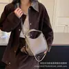 Bolso de mano de mujer de moda 2026 estilo coreano nuevo con patrón de lichi, gran capacidad, bolso de hombro, bolso cruzado tipo cubo