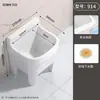 Fregadero de Cerámica para Trapeador con Diseño Elevado y Profundizado, Adecuado para Uso en Balcón, Cubeta para Trapear de Patas Altas para Uso Doméstico, Cubeta para Lavar Trapeadores de Balcón