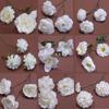 Boda Flores Blancas Flores de Seda Rosa Hortensia Peonía Niebla Flores Artificiales de Boda Decoración Salón de Bodas Fila de Flores