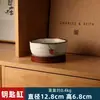 Caja Portapalillos de Cerámica Vintage para Uso Doméstico, Creativo Personalizado de Lujo Ligero para Guardar Palillos y Hilo Dental, Contenedor de Hisopos de Algodón de Moda