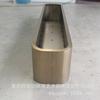 Caja de Flores Gruesa de Acero Inoxidable para Exterior Combinación Hotel Macizo de Flores Calle Comercial Hierro Forjado Jardinera Valla Metal Rectangular