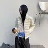 Nueva Chaqueta de Plumas Ligera 2026 Invierno, 90% Plumón de Pato Blanco, Costillas, para Mujer, Cuello Alto, Casual, Corte Ajustado, Adelgazante, Ropa de Abrigo para el Trabajo