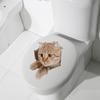 Fornecimento Direto da Fábrica de Novos Adesivos de Parede Fofos para Animais de Estimação Série Dinossauro Pequeno e Gato Adesivos de Parede para Banheiro