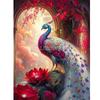 Lixing Pintura de Diamantes 5D hecha a mano creativa DIY completo de diamantes comercio exterior popular Pegatinas de Diamantes animal Pavo real imagen de pasillo
