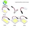 COB18 luz com compartimento de alumínio shell luz LED luz de leitura do carro luz do porta-malas 9V com chip de resistor