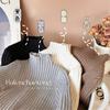 Suéteres Base de Punto Suave y Cerosos para Otoño e Invierno 2025 para Niños y Niñas, Estilo Coreano y Occidental, Suéteres Base de Punto de Cuello Semi Alto para Bebé, Modernos