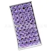 Flor de Sabão Rosa Rosela Essencial Flor de Sabão com Borda Ondulada Buquê de Flores Preservadas Caixa de Presente Material DIY Atacado