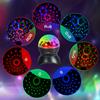 Bocina de luz de escenario Bluetooth con luces coloridas audio giratorio hogar ktv luz estroboscópica cambio de color luz disco dormitorio