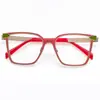 Moda Europea y Americana Transfronteriza Estilo Ins Monturas de Gafas Metálicas de Medio Marco Tendencia para Mujeres, Monturas Versátiles de Alta Gama que Pueden Personalizarse con Lentes Graduados para Hombres