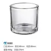 Fornecimento Atacado Porta-Velas Coloridos Redondos de Aromaterapia Copos de Vela de Vidro Espesso Transparente Frascos de Fragrância Recipientes para Velas
