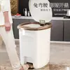 Cubo de Basura Operado con el Pie Sellado Antiolor de Stock Listo del Fabricante con Tapa, Contenedor de Almacenamiento Doméstico de Gran Capacidad para Cocina, Baño y Sala de Estar