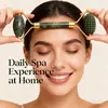 Rolo de Massagem Jade Pedra Xiu Placa Gua Sha Beleza Facial Gua Sha Limpeza de Meridianos Ferramenta de Beleza Ferramenta de Skincare