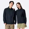 Alternativa de Marca Grande Qualidade Premium Exterior À Prova de Vento Impermeável Jaqueta Softshell Masculina Gola Alta Casual Esporte Corta-vento Casaco