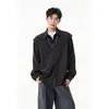 Camisa Trendy de Estilo Coreano Nueva Primavera para Hombre, Manga Larga, Diseño Holgado Casual, a la Moda y de Alta Gama