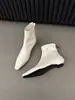 Botas Martin planas estilo coreano estilo francés, botas de jinete para mujer, botines ajustados vintage nuevos de otoño e invierno