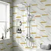 Pegatinas Decorativas de Pared Autoadhesivas 3D Creativas Pegatinas Suministros para Renovación de Casas de Alquiler Papel Tapiz Pared Decoración de Habitación Uso en el Hogar