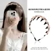 Diadema de Cabello Prensado de Cristal 2025 Nueva para Mujer con Peine Antideslizante Superior de Calavera Paquete de Cabello con Pedrería Diadema Diadema de Gama Alta