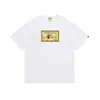 Camiseta BAPE Verão Camuflada Unissex Manga Curta Gola Redonda Estilo Japonês Tendência