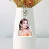 Llavero de doble cara con respaldo blanco de acrílico de Rainie Yang, colgante para bolsa de apoyo de fans, colgante para mochila, mercancía de celebridad, diseño personalizado disponible