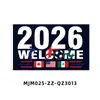 Bandeira da Copa do Mundo de 2026 Estados Unidos, Canadá e México Feita Sob Medida Tecido de Fundo para Torcedores de Futebol Manto para Torcer Bandeira de Mão Mercadoria