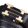 Cinturón Paul New Ligero para Hombre con Hebilla Automática Resistente al Desgaste y Duradero para Personas Jóvenes y de Mediana Edad, Versátil Cinturón de Cuero para Negocios Casual