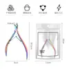 Pinzas de Belleza Personalizadas de Acero Inoxidable Coloridas 420J Cortauñas Eliminación de Piel Muerta Eliminación de Piel Muerta Eliminación de Rebabas Pinzas de Pico de Águila Uñas Duras