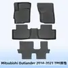 Adecuado para Mitsubishi Outlander 2014-2021 Tapetes de Piso 3D para Todo Clima de TPE