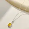 Nuevo y Moderno Collar con Corte de Cristal de Hielo Estrellado, Cadena Elegante para Clavícula de Lujo Sutil y de Nicho, Elegante Accesorio para Mujer