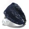 Diadema de Encaje Ultrancha para Cubrir Cabello Gris y Mechones Sueltos, Accesorio para el Cabello Antideslizante con Dientes para Lavarse la Cara y Peinar el Flequillo para Mujeres