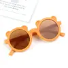 Gafas de Sol para Niños Moda Bebé Lindas Montura Mate Anti-UV Personalidad Gafas de Oso Gafas de Sol para Niños