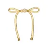 Botón de Cheongsam Tejido a Mano con Estilo Chino Tradicional, Enrollado de Hilo Dorado y Nudo de Lazo, Accesorio Decorativo para Hanfu Chino y Traje Tang