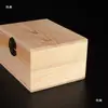 Caja de joyería de madera maciza para guardar hojas de té, cuentas sueltas, objetos de colección, pulseras, collares, colgantes y otros artículos, con cerradura