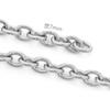 Cadena cubana de acero inoxidable de 7 mm de ancho, estilo europeo y americano, para hombre, estilo hip hop, para bolso cruzado, cadena decorativa.