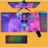 Mouse Pad Jinx Extra Grande Azul Sexy Anime E-Sports Jogo Borda Espessada Teclado Mesa Pad