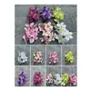 Fabricante de Flores de Ano Novo Orquídea Phalaenopsis de 9 Hastes Balde da Fortuna Balde Abraço Decoração de Casamento Casa Flores Artificiais Atacado